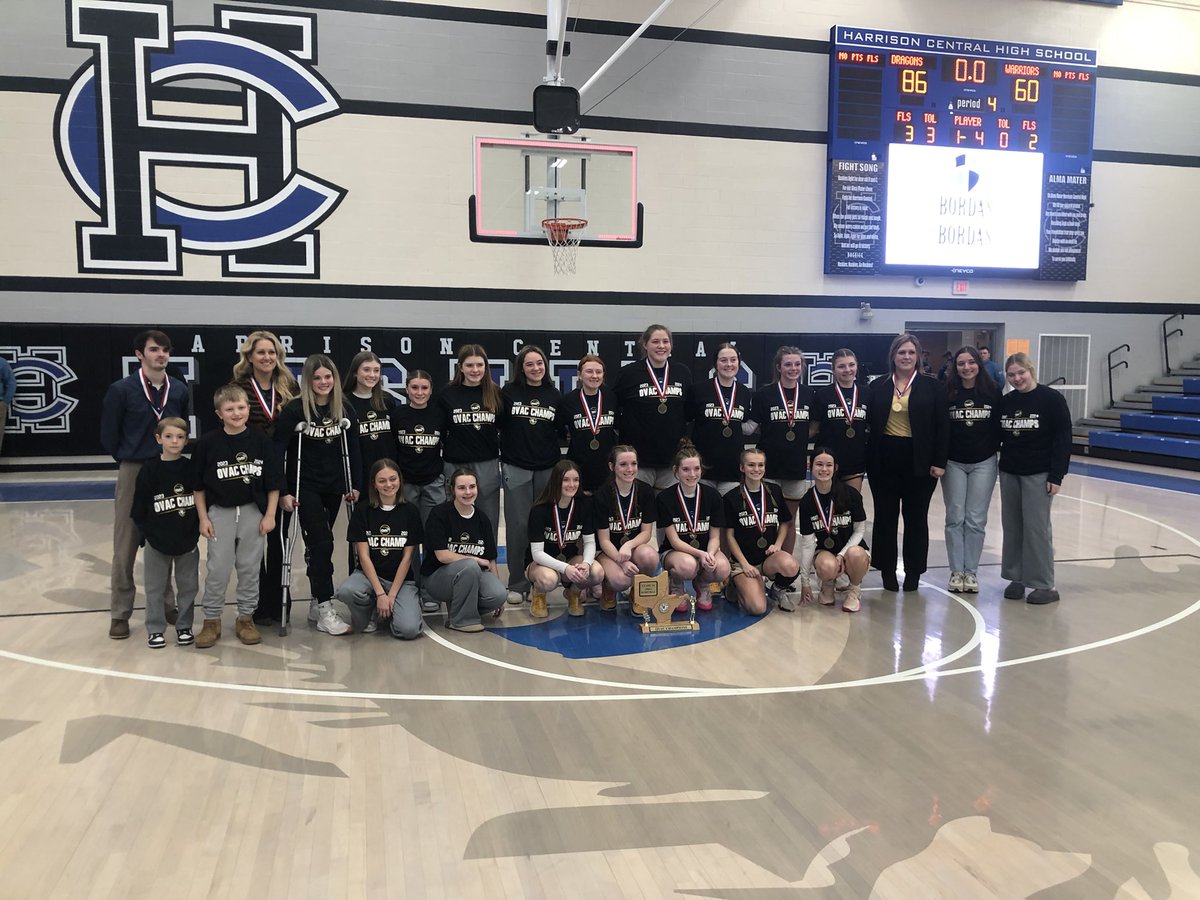 RMetzgerWTOV9's tweet image. It’s a 4-peat for @chsladydragons !
86-60 over Trinity Christian in the OVAC 1A 🏀 final.  
Ashlynn @vantassell44 with 38 points/20 boards &amp;amp; now a 3x MVP. 
Kenzie Clutter sets Dragons single game assist mark as well.  Already owns career &amp;amp; single season marks.