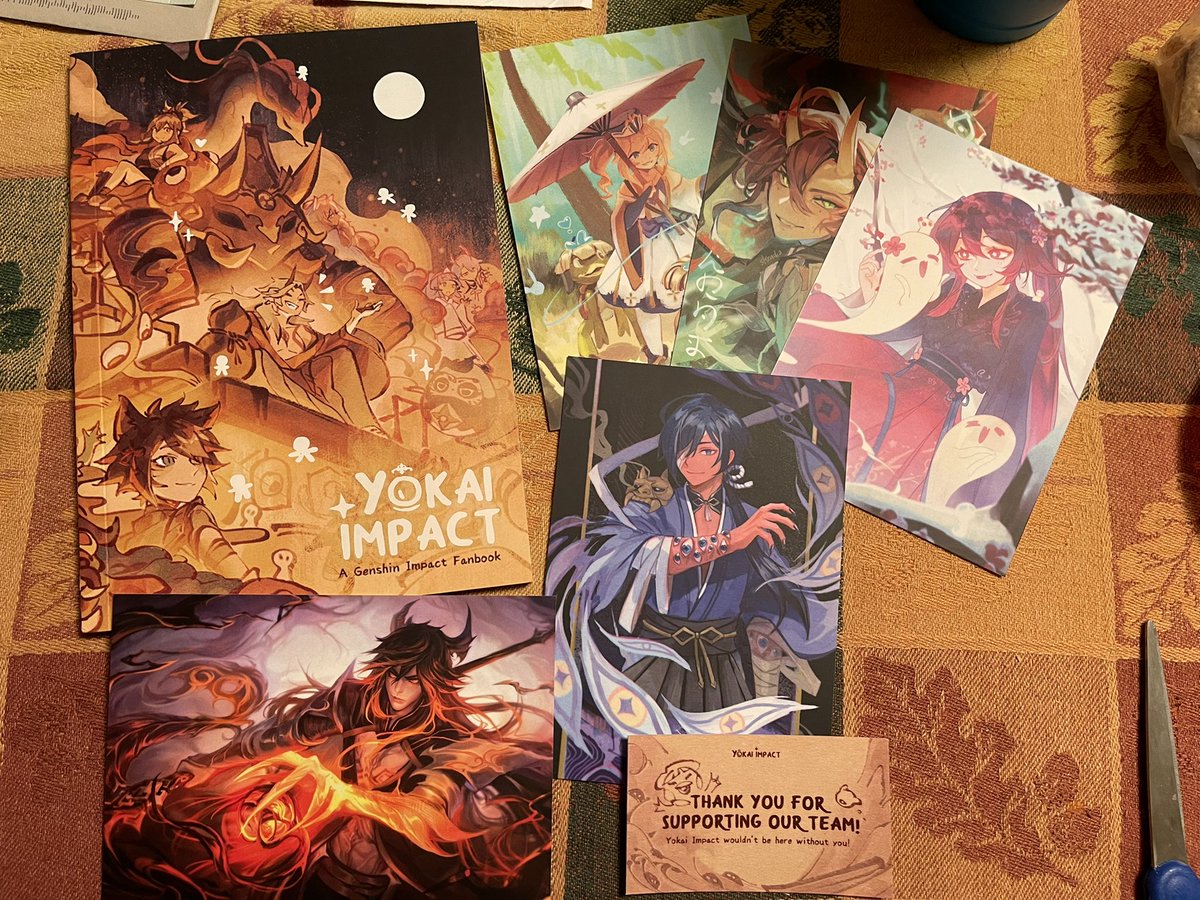 More zines!!!! Big thank you to;

<a href="/SunnyDayKHR/">Sunny Day KHR Zine ☀️ Shop Closed</a> 
<a href="/sheercoldzine/">Sheer Cold - Ice Zine - FINAL DONATION / COMPLETE!</a> 
<a href="/giyokaizine/">Yokai Impact | ARCHIVED</a> 

Fantastic zines that I can’t wait to read through!!!!