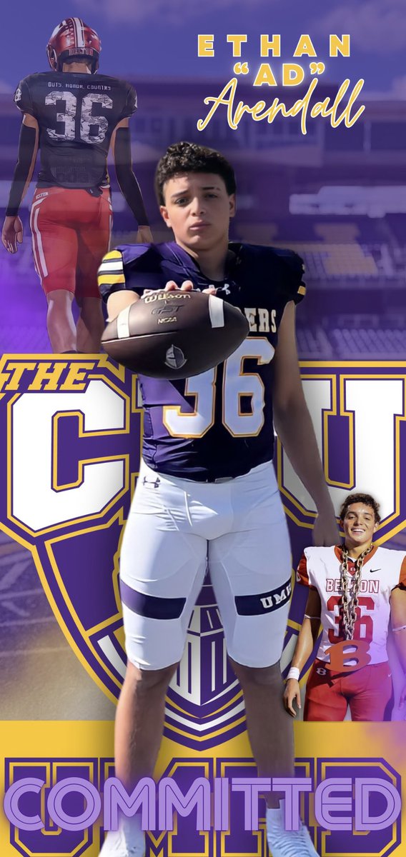 #AGTG Truly blessed and honored to say that I've verbally committed to The University of Mary Hardin-Baylor! 🗡️@BeltonTigerFB @CoachJordyDubb @Coach_LHarmon @CruFootball