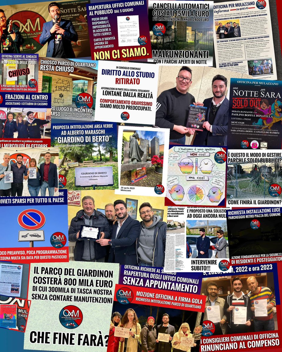 offixmulazzano's tweet photo. Finisce un 2023 intenso. Il 2024 sarà importante, vero e proprio crocevia per il futuro di noi tutti. 
E Officina? Sarà presente. Come sempre, come ogni anno, senza accontentarsi mai. 
Non accontentatevi, per nessuna ragione al mondo. https://t.co/N2sHgvKshO