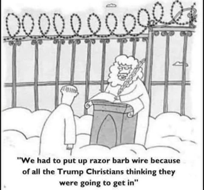 The people with 'Trump, 'Christian' and/or 'God' in their profile are the ones who call me the 'C' word, a bitch, 'commie scum', libtard, etc.  There is never informed political debate with MAGAs, just name-calling.
That's why this cartoon made me laugh.
#FreshResists