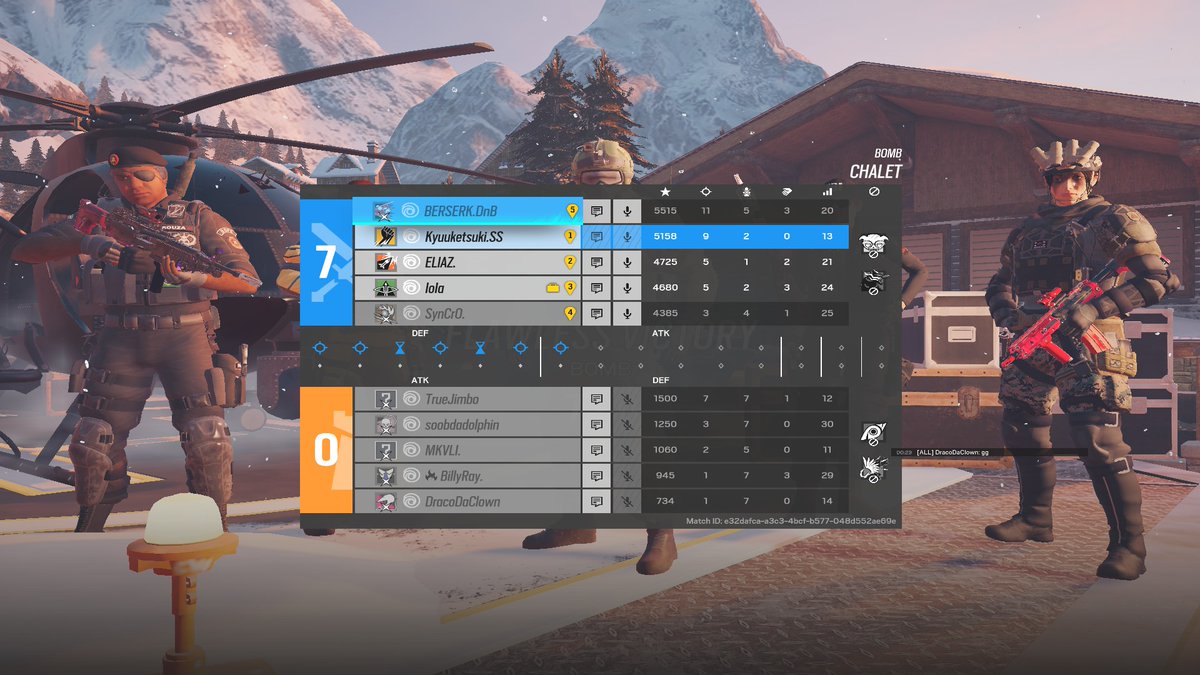 Final Map of the Bo3 final against Teletubbies in the <a href="/ProjectChaosCH/">Project Chaos</a> R6 Swiss Revival Cup

Congrats to anyone participating and I love you boys, hell fucking yeah.

Special mention Sync since he doesn't have twitter.