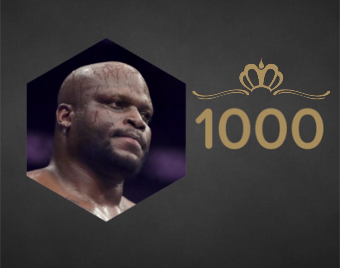 BantamLewis's tweet image. 1000 🙌