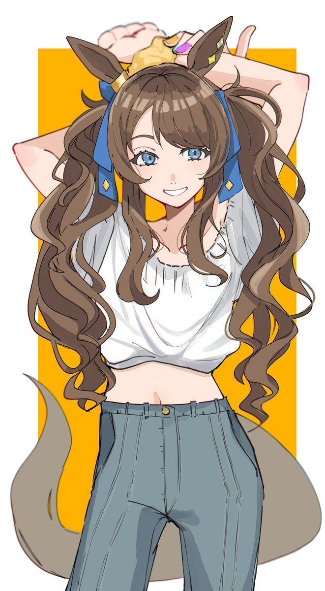 トーセンジョーダン「ただの再掲じゃねぇぞ#トーセンジョーダン誕生祭2024#トーセンジョーダン生誕祭」|Arlcnのイラスト