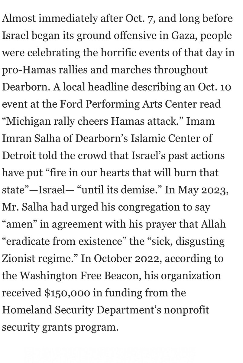 No one upset over the Dearborn piece has read it. And if they have, they hope you don’t. I mean, come on. This is insane.