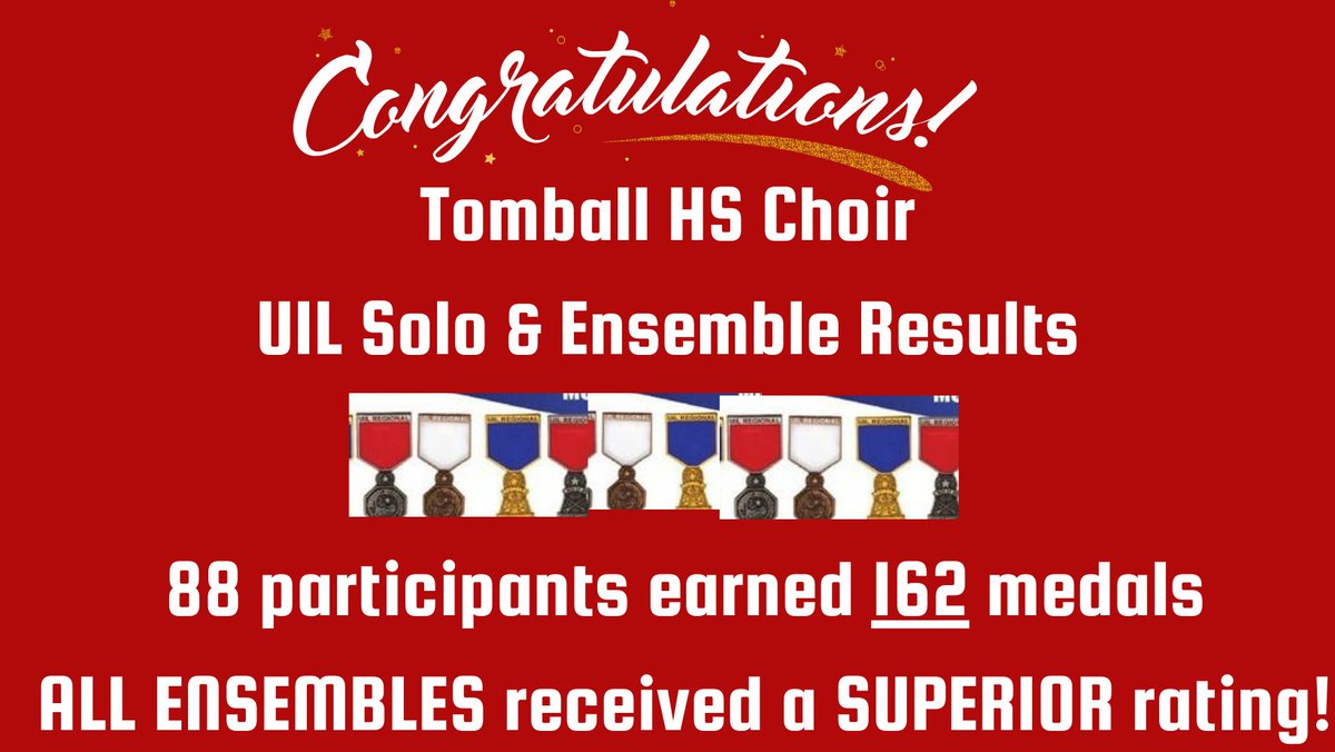 TomballHSChoir's tweet photo. Congratulations to all that participated. @TISDTHS https://t.co/dWmojgwksj