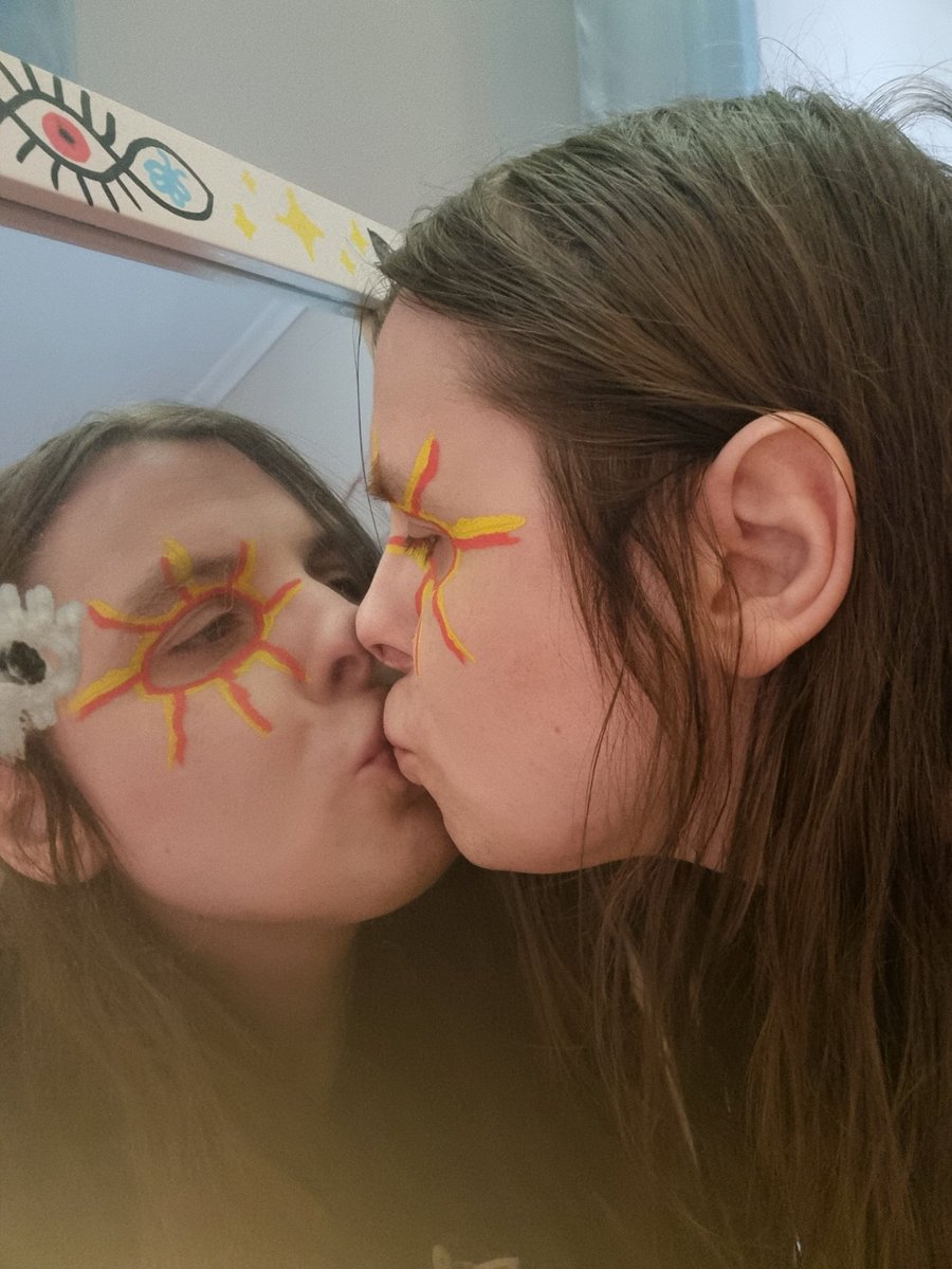 in the mirror, which one of me is the real one?

if i love myself, does it matter?
