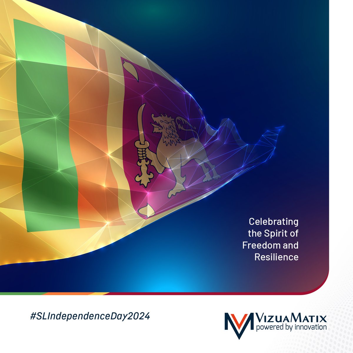 VizuaMatix's tweet photo. Happy 76th Independence Day to all Sri Lankans! https://t.co/M27AAnBQOe