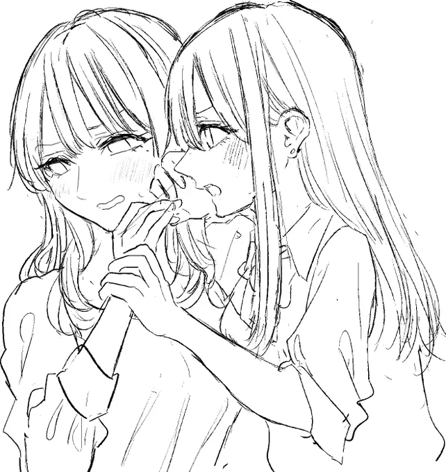 #創作百合
なんか問い詰められてる 