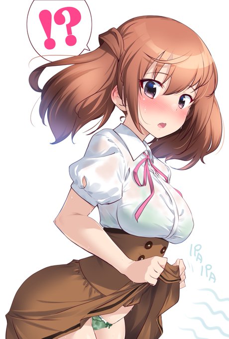 ツインテールの日らしいので唯チャン微修正再掲ェ…💦
#アリスギアお絵かき
#ツインテールの日2024 
寒いので暑そうな唯チャンを😅 