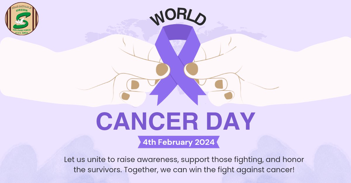 GreenSwelfares's tweet photo. This #WorldCancerDay sheds light on an important issue: equal access to cancer care for all.

Let’s spread awareness about the importance of equal treatment and support for everyone facing this battle. https://t.co/E6DpvTgqhz