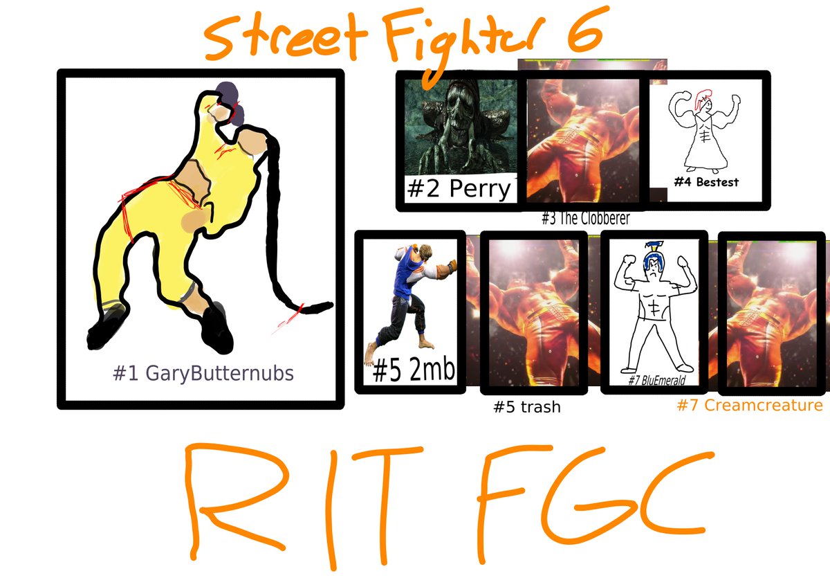 Perry_Fucks's tweet photo. @rit_fgc I made it for you. I hope you can show the same love for all fighting games that others show some day, all fighting games are cool!

(I made a twitter just for this) https://t.co/8ysXZ8WYN3
