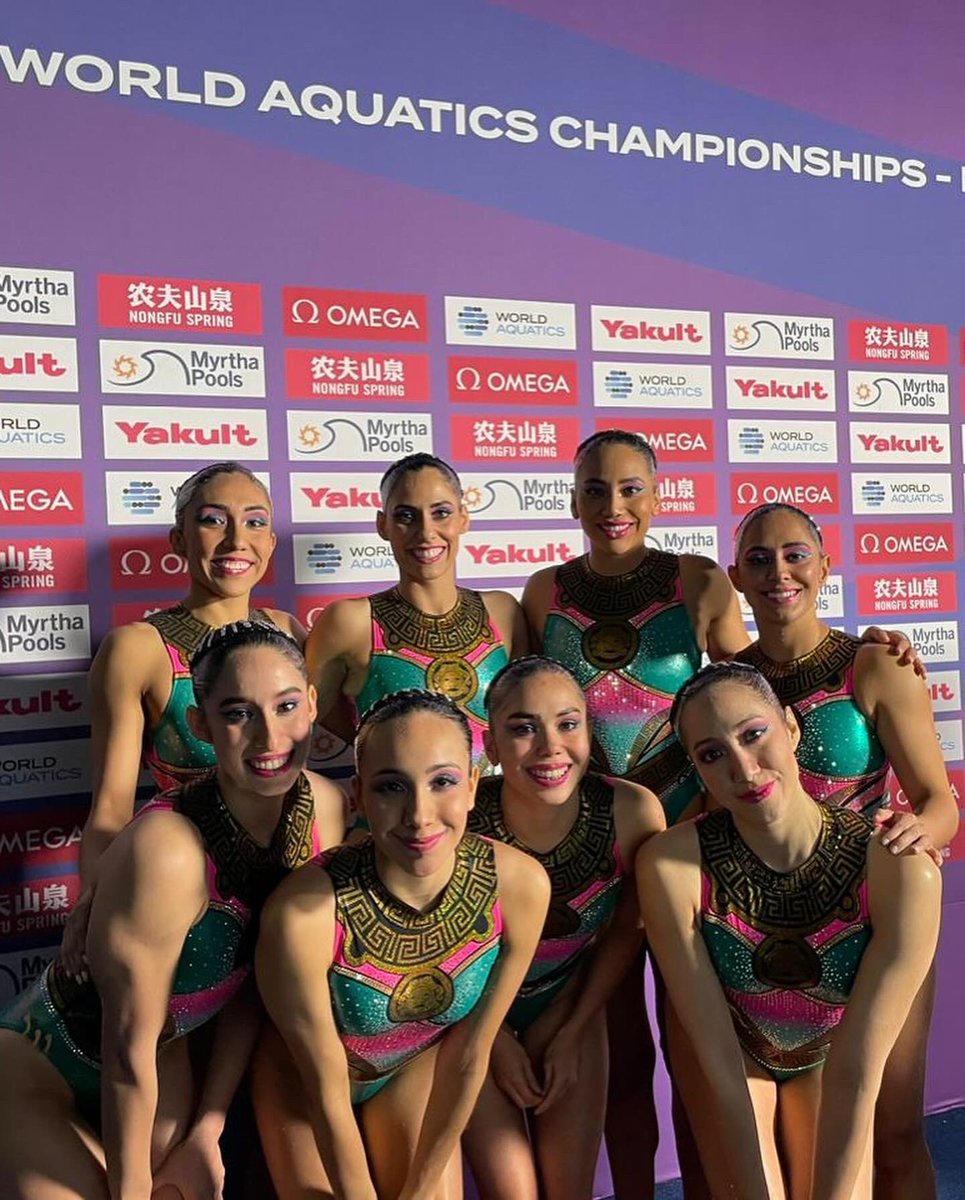 Muchas gracias <a href="/AvonMexico/">Avon México</a> por maquillarnos en el mundial. 💄 

#natacionartistica 🇲🇽 #artisticswimming 
#AQUADoha2024 #WorldAquaticsChamps
#AquaDoha24 #Doha2024