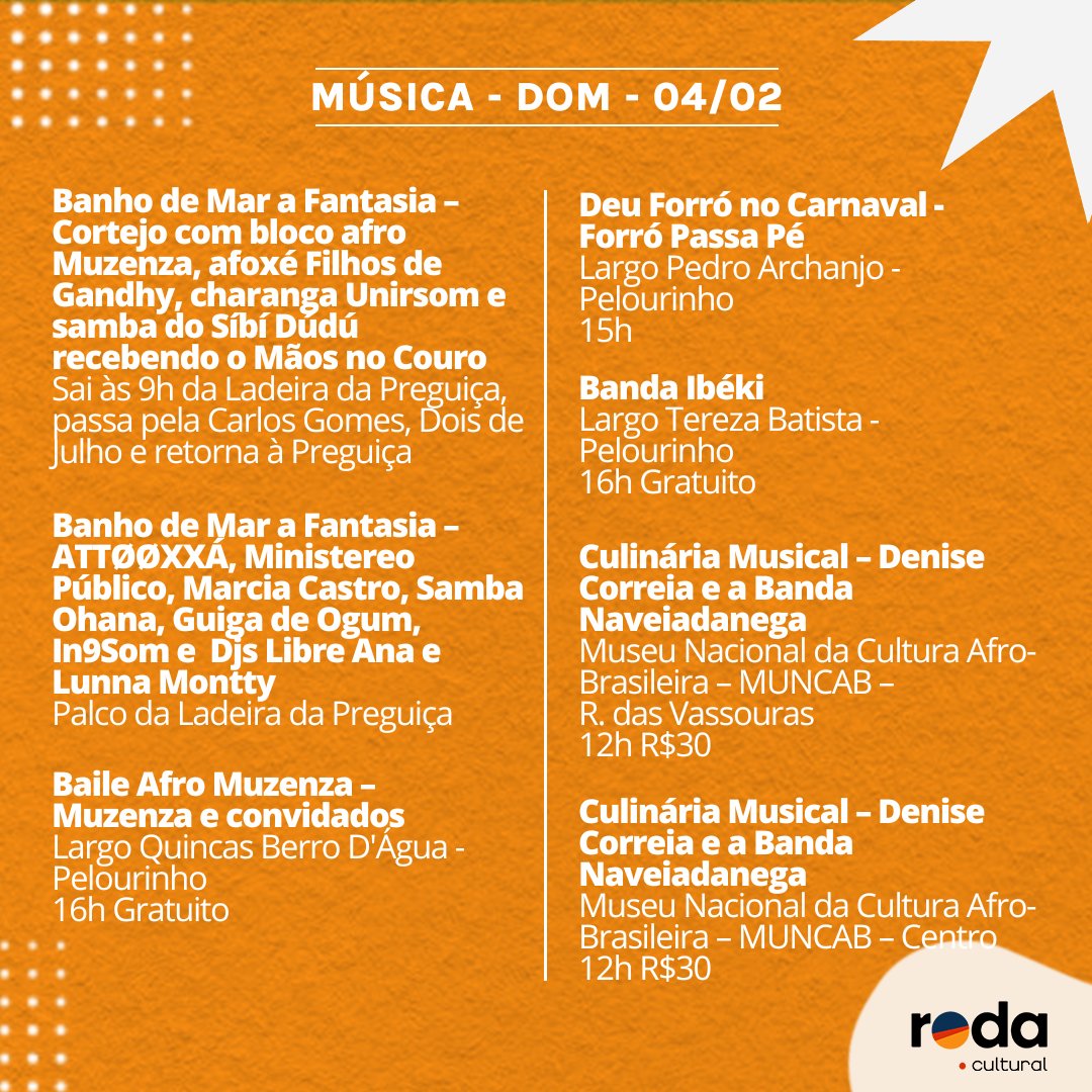 rodaculturalofc's tweet photo. Dominguera de pré-carnavrauuuu! https://t.co/KaXX8Usbdc