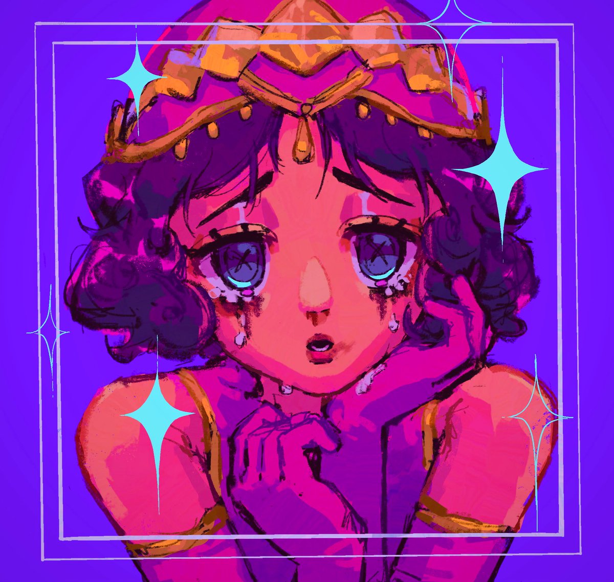 zhaomaxxing's tweet photo. although her body’s not mine, I ask god why? god why? #IdentityV #identityVイラスト #idvfemaledancer https://t.co/T321KvBira