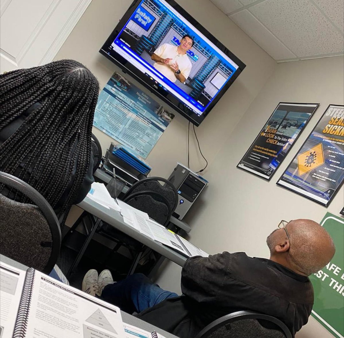 Classroom training for 2 new drivers:)

#CJPride