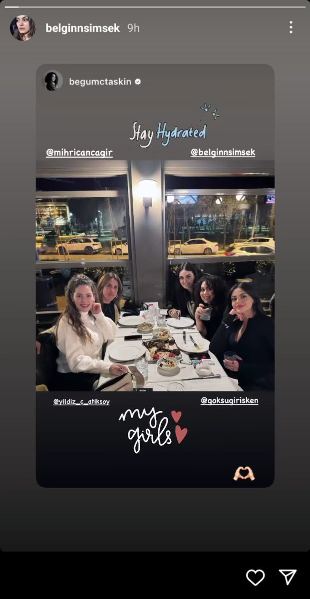 belginxetkinlik's tweet photo. 📸 | @SimsekkBelgin Belgin Şimşek via Instagram story ❤️

#BelginŞimşek #AlGon https://t.co/bMBKD4d9JE