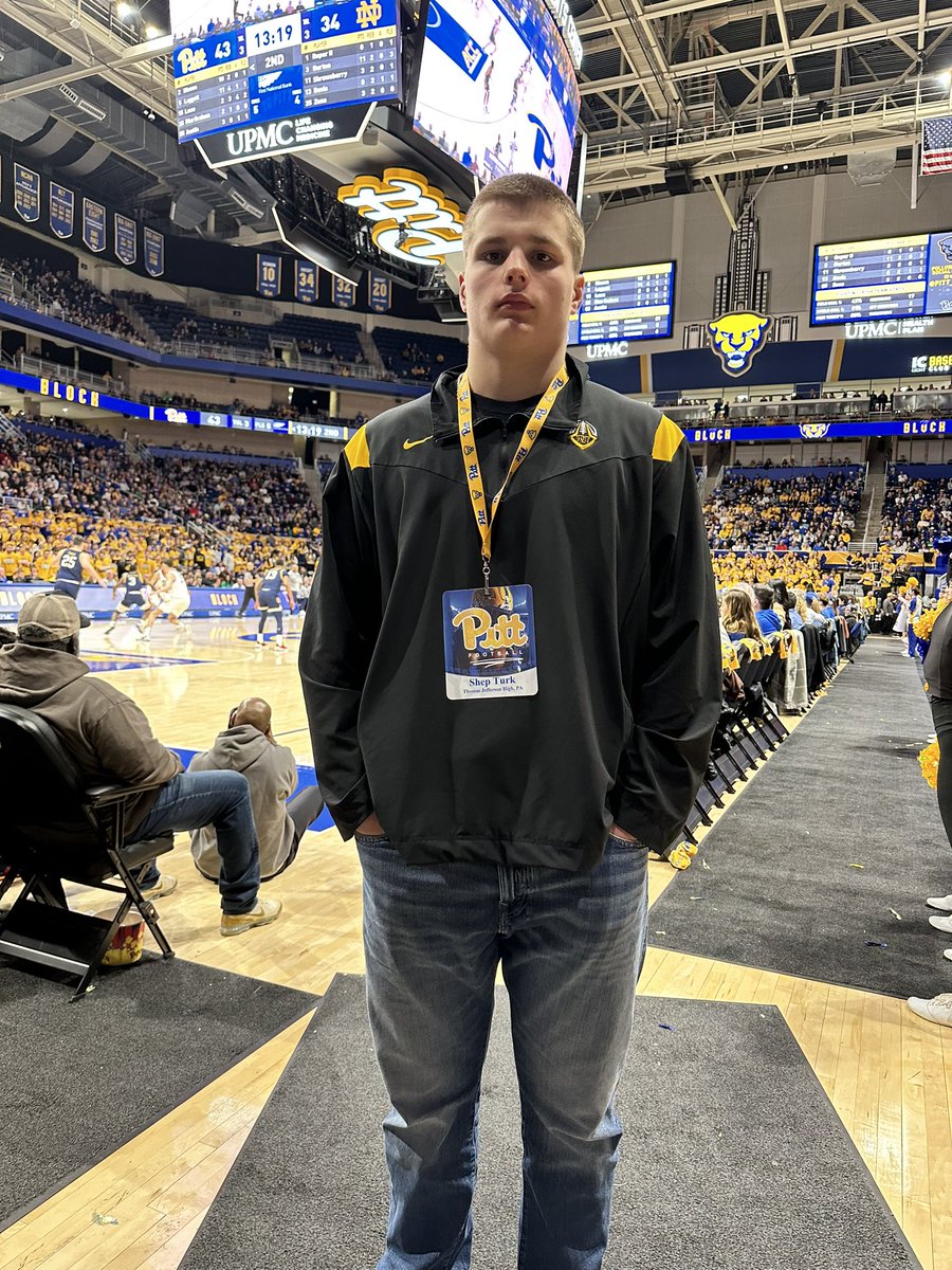 Had a great time <a href="/Pitt_FB/">Pitt Football</a> today. Thank you <a href="/CoachKlineAlex/">Alex Kline</a> and <a href="/AdamCalt/">Adam Caltury</a> .