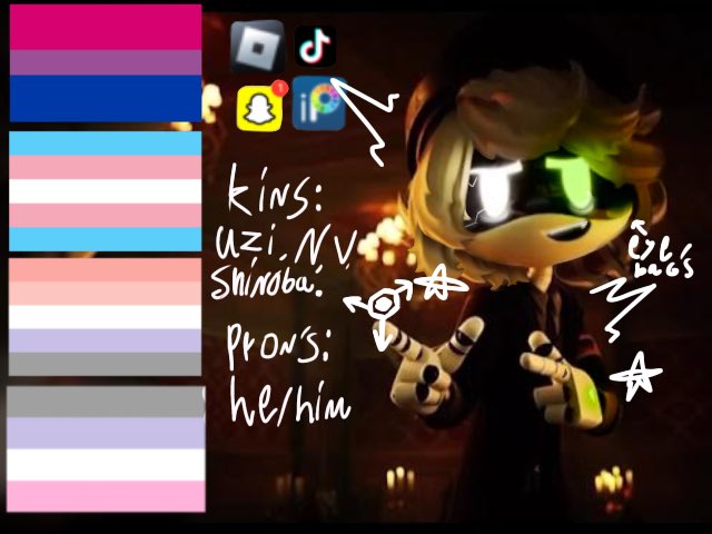 COINSFORHEARTS's tweet photo. Updated AGAIN.

Fandoms I'm in: class of 09,jw,MD,SSTWL,LVA,fnaf,hilda,ramshackle 

What I do: art edits and shit posting🔥🔥🔥���️

Fun facts?: im making a story.

Ships: nuzi juzi envy vuzi dizzy oilrose.

Adhd + autistic 

Uhhhhhhhhh idk what else to say...? https://t.co/22RR6TTIs6
