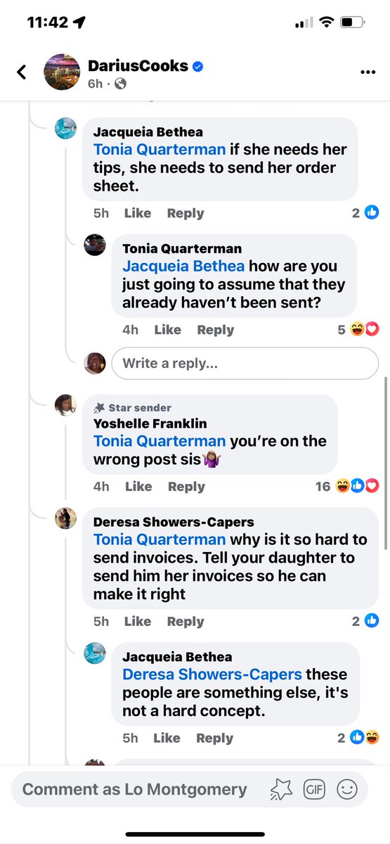 auntiel0ren's tweet photo. #dariuscrooks CAN NEVER answer for himself… those unpaid spokespeople going to speak for him everytime and don’t know ANYTHING except the stories he has fed them.  This Tonia person is letting them know basically stop being one-sided and believing everything Diarrhius says… https://t.co/iWICOUpe5w