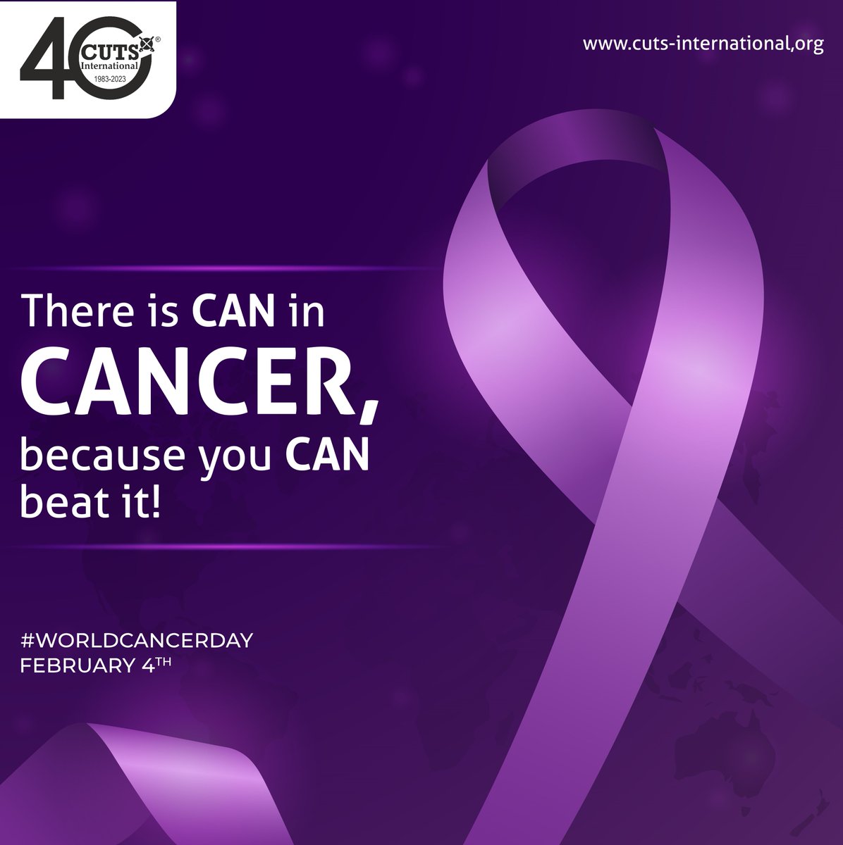 CUTS_CART's tweet image. In 2024, let us unite, urging those in power to prioritise and pioneer innovate solutions.

Let us unite for a just, equitable and cancer-free world. 🤝

#CancerDay2024 #InspireChange #TogetherForImpact #WorldCancerDay #CancerFreeworld #CUTS #CUTSInternational