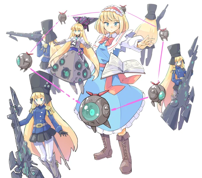 アリスSkebで描かせていただきました 