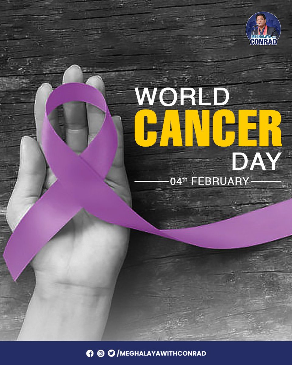 MLwithConrad's tweet photo. Kindness fuels our fight against cancer. Let courage define us in this journey towards a cancer-free world. 💙🌍
#meghalayawithconrad #meghalaya #betterhealth #UnityAgainstCancer #bettertomorrow https://t.co/GmyITVzO0U