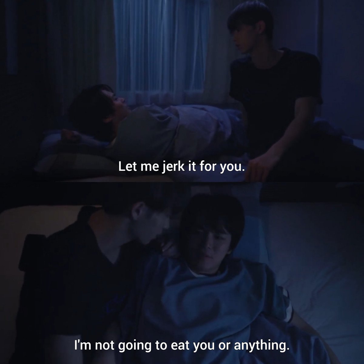 BLUPDATE2022's tweet photo. Hiro has been struggling to sleep, with Kai's magic hand lowering his stress and allowing him to relax. 🫣😏

🎬 Series Title: Perfect Propose (EP1) https://t.co/XDXvqVbxV0