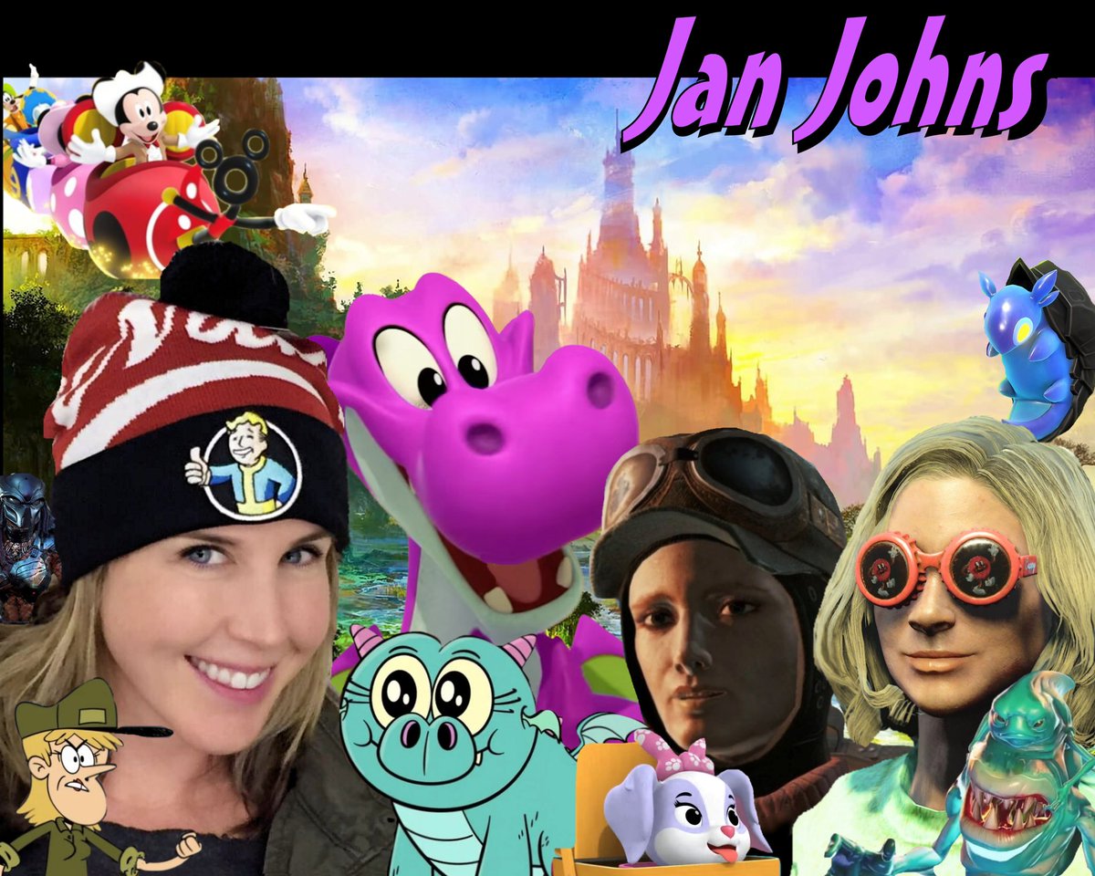 WesJohnsonVoice's tweet photo. Get to know @janjohnsvoactor! One of the most talented, sparkling souls working in animation and games today. Me? I’m a #JanFan! https://t.co/IHoI5GclAQ https://t.co/TX1O0zIrL4