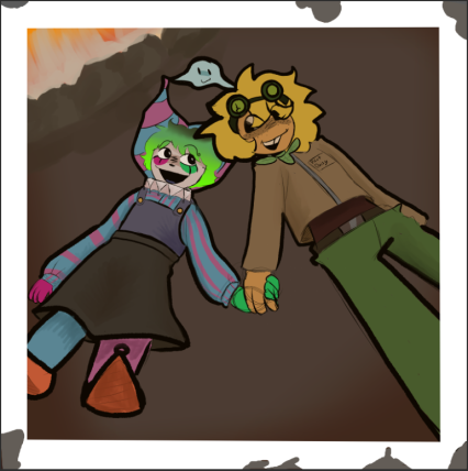 glitchedchild's tweet image. PEOPLE SHOULD I MAKE A PUPPET HORROR ARG TYPE OF THING?(These are just 2 of the characters) #puppethorror #CampSmiley #horror