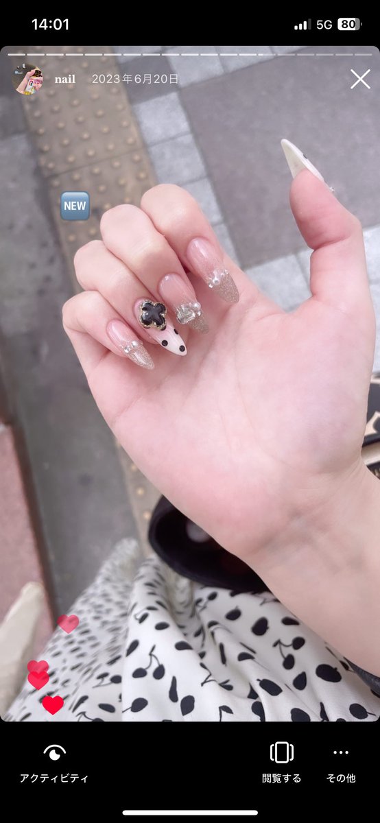 1003_yi's tweet photo. ネイルきもいて嘆いてもどうにもならないから過去の可愛いネイルたちで懐古厨する。 https://t.co/2XjZQ6VJ1D