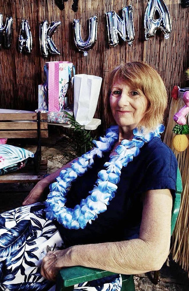 therealrukshan's tweet photo. Vyleen White has been identified as the 70-year-old grandmother stabbed to death at a QLD shopping center in front of her 6-year-old granddaughter. The family and police have appealed to the public to catch the killer. 

Has a CCTV image of the killer been released?

*Photo released by family.