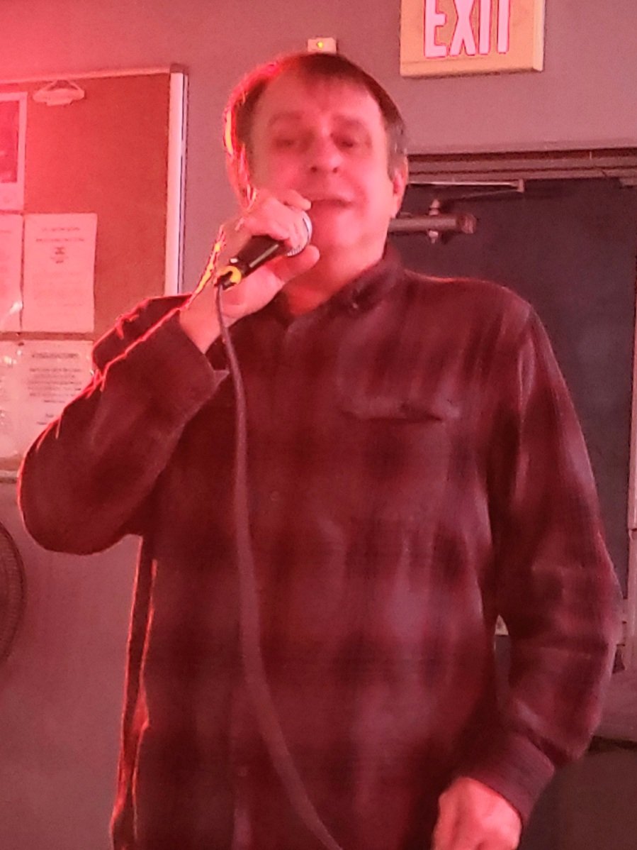 NeonSerenade's tweet photo. Aaron singing with 3 Shot Karaoke tonight at The Club At The Legion https://t.co/LNiOt4Yyiz