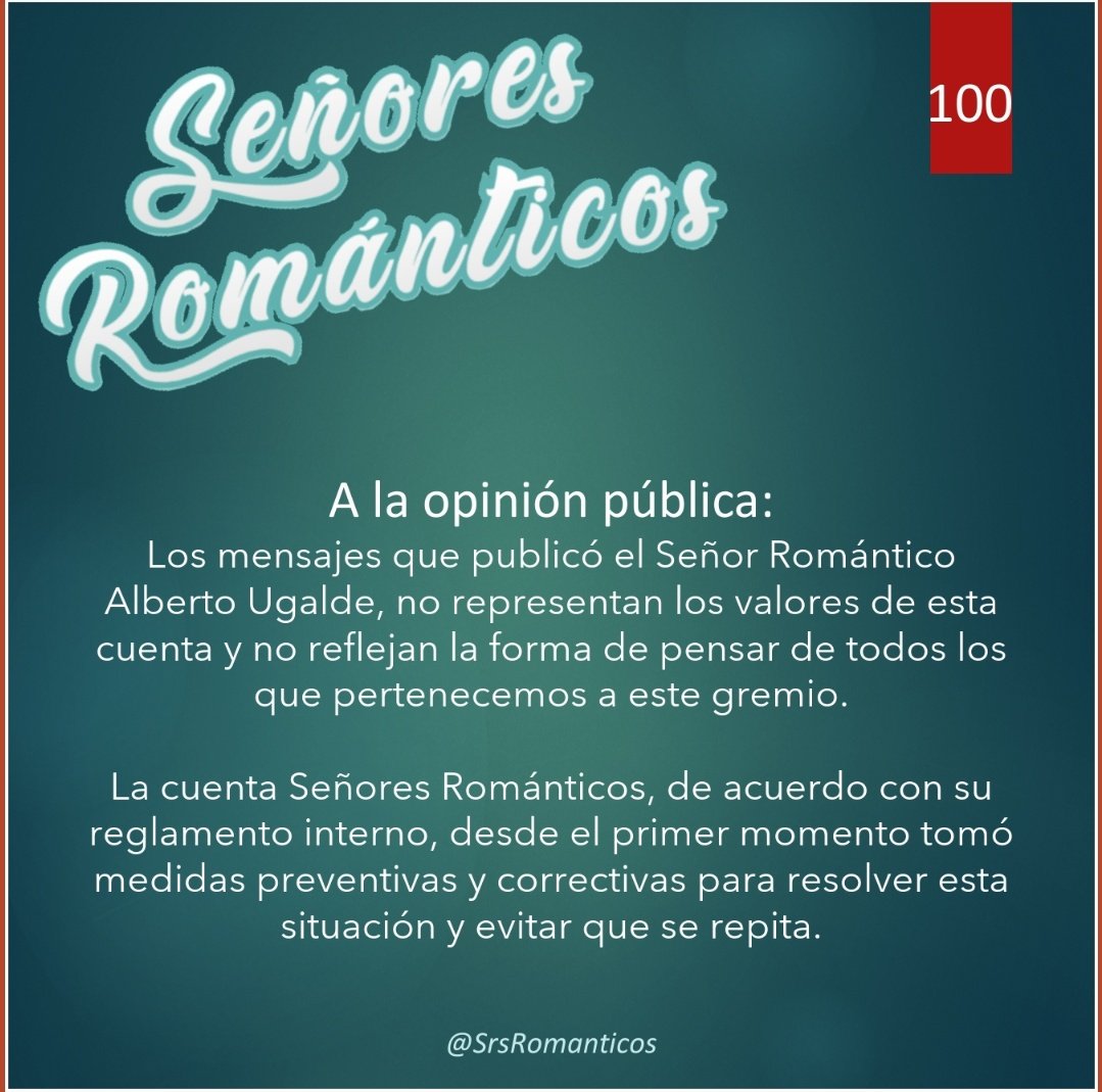 SrsRomanticos's tweet photo. Comunicado importante https://t.co/qssrS5EUP5