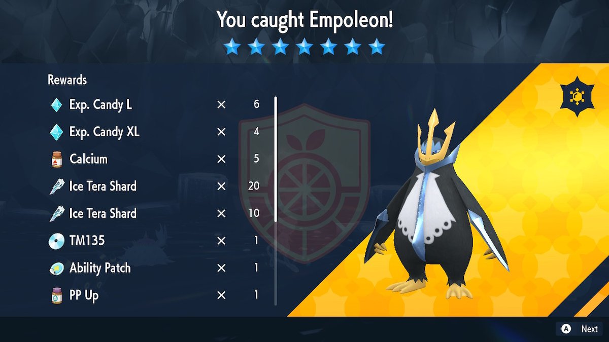 Vergil_Armbrust's tweet image. Another successful #7StarRaid in #PokemonScarletViolet Mew 8F claimed another victory in flawless fasion! Wonder what's gonna be next? I do want to farm this as much as Ican because ya boy is running low on XL candies.... #Pokemon #Empoleon #NintendoSwitch