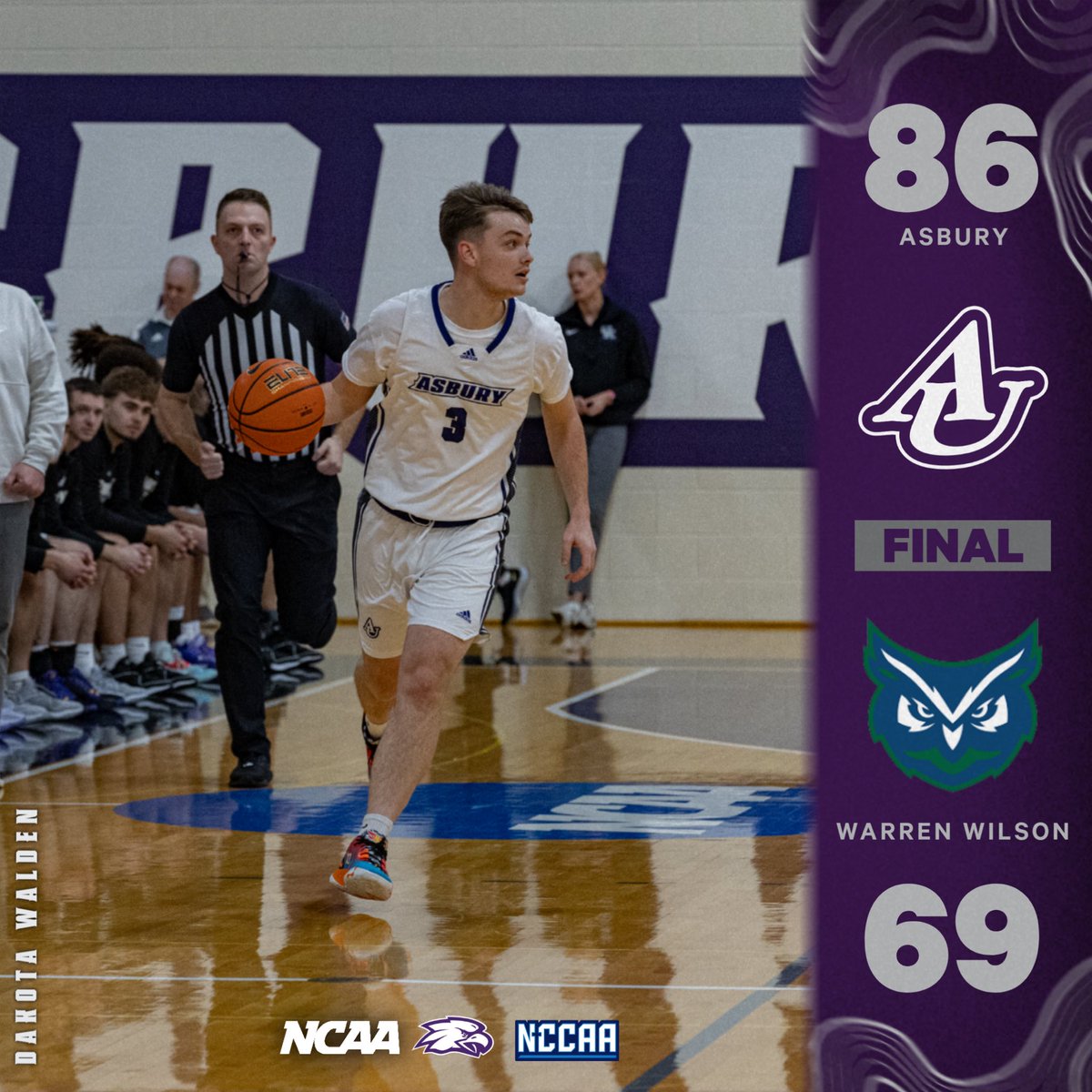 AsburyHoops's tweet photo. 𝟊ΙＶ𝚬 Ⅰ𝗡 𝓐 𝘙ᴏԜ

@AsburyHoops leaves Asheville with a DUB ✅

🔑📊⬇️

Walden: 27 PTS | 10-18 FG | 7 REB
Winter: 14 PTS | 13 REB | 3 AST
Slone: 14 PTS | 3 AST

The Eagles will play Warren Wilson again next Saturday at the Luce‼️

🦅👏 https://t.co/WYcJQiCB83