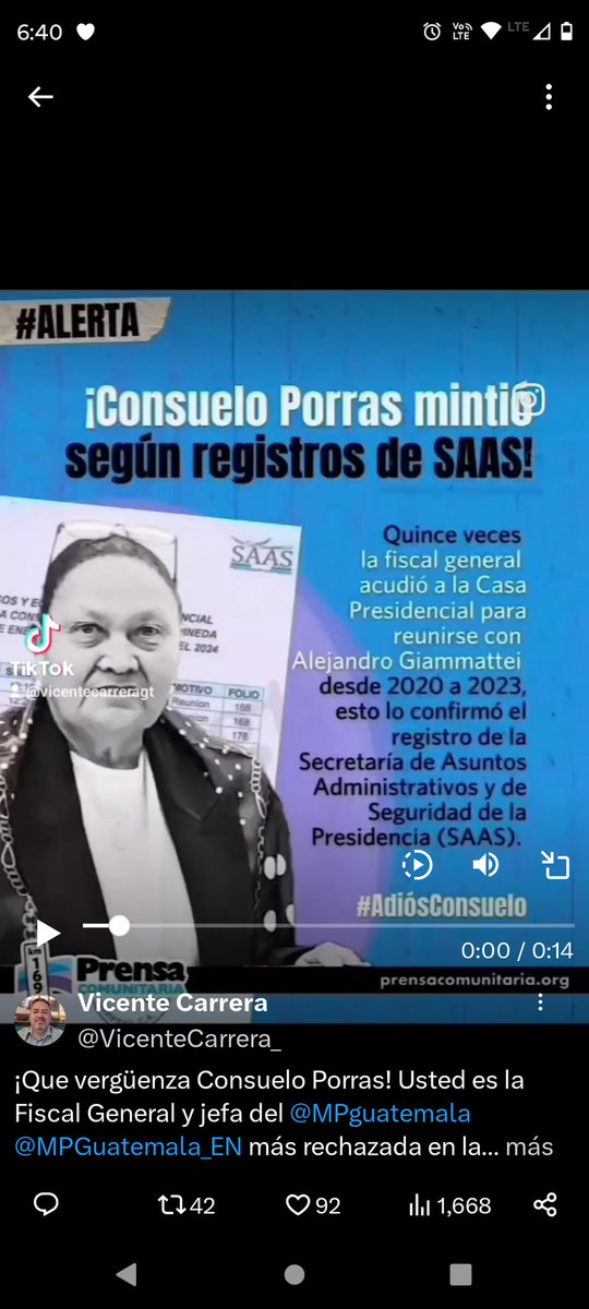 Domingo94096837's tweet photo. Falsa y corrupta, no es digna del MP https://t.co/6WDFTSjbaL