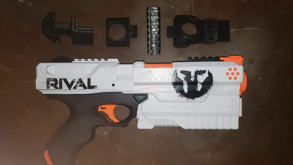 Codychism84's tweet image. Nerf rival build k26 t pull #nerf #k26