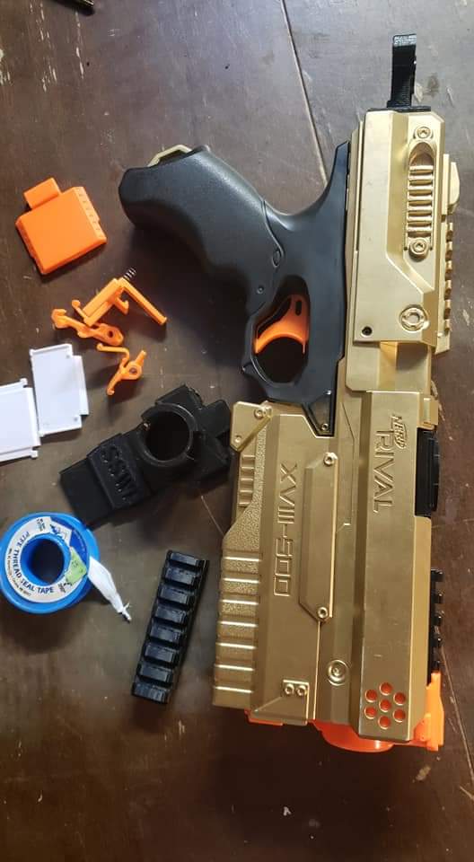 Codychism84's tweet image. Nerf rival build k26 t pull #nerf #k26