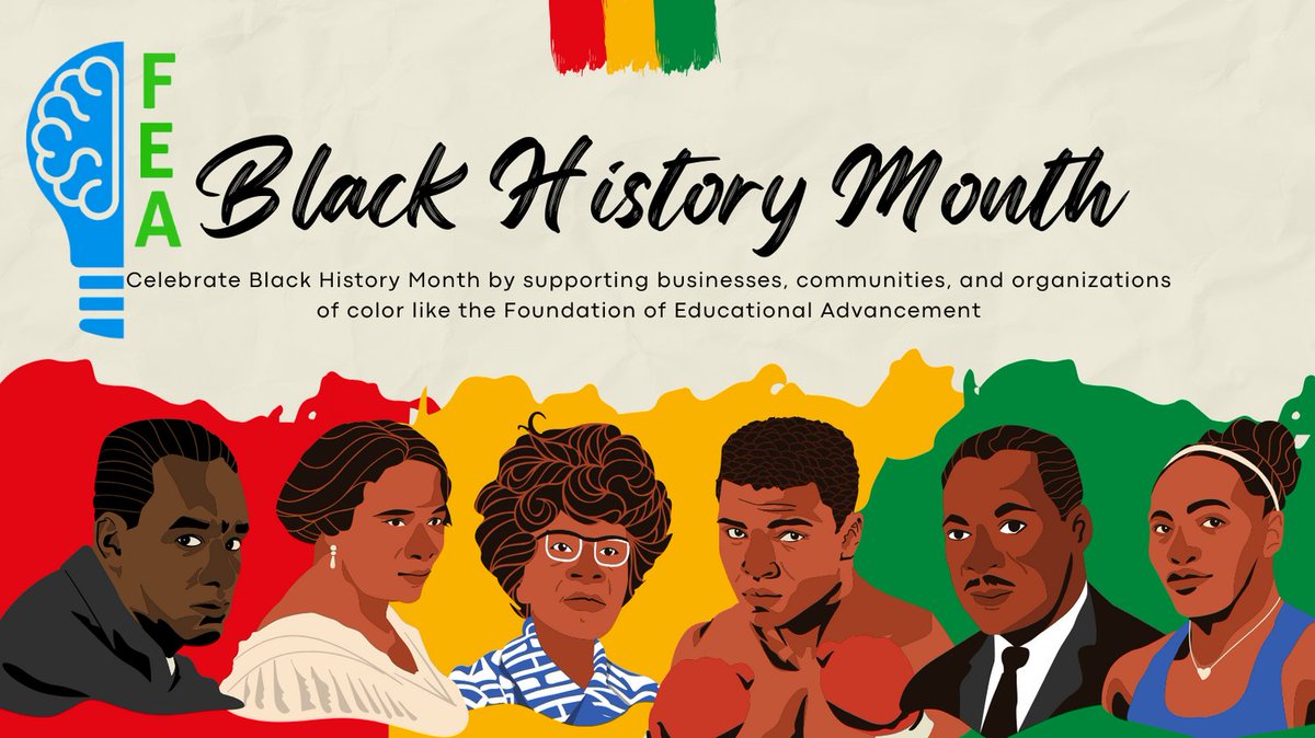 FEA_Charity's tweet image. This #BlackHistoryMonth, we honor the legacy of Black educators &amp;amp; leaders who fought for equal access to education. But the fight isn't over. 

#EducationForAll #BlackExcellence #InvestInTheFuture #SupportTheFEA