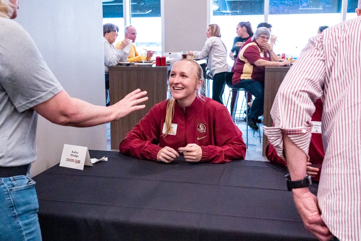 FSU_Softball's tweet photo. Thank you to everyone who came out to our First Pitch Party. Always a great time hanging out with those who support us every dayโค๏ธ
#AllIn4ONE https://t.co/3LoIVtNI17