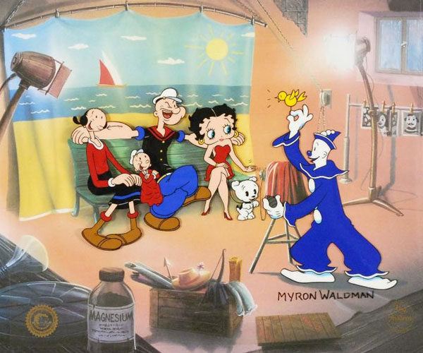 NathanFrancis__'s tweet photo. 🎨 Great American animator #MyronWaldman, a legend at #FleischerStudio, passed away #OTD 4 February 2006. #Art #Animation #Cartoons https://t.co/R0gr5B5IYK