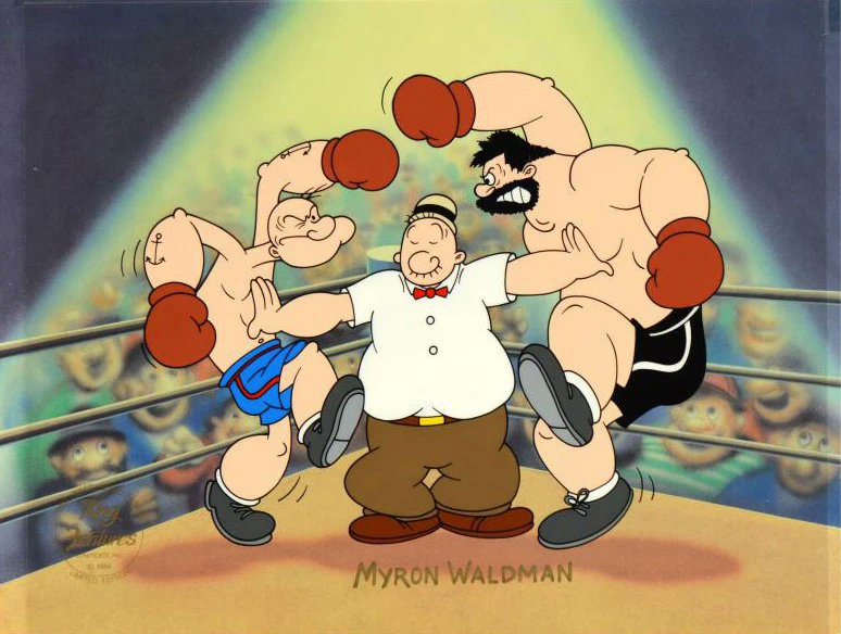 NathanFrancis__'s tweet photo. 🎨 Great American animator #MyronWaldman, a legend at #FleischerStudio, passed away #OTD 4 February 2006. #Art #Animation #Cartoons https://t.co/R0gr5B5IYK