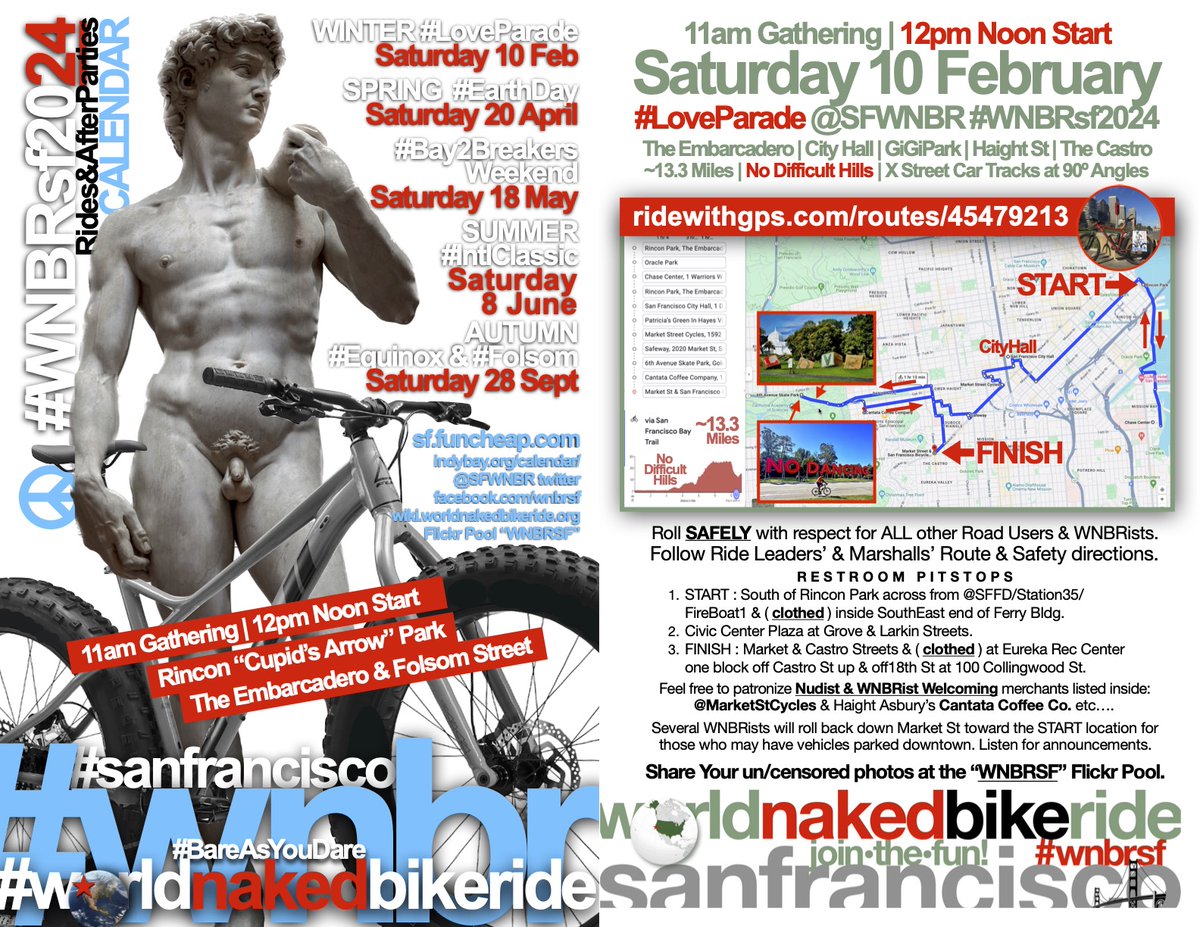 nudeactivism's tweet photo. @NaturistAction @nudernix This is yet another reason why #WNBRsf2024 & #WNBRusa2024 Rides&AfterParties are growing in popularity, @metroweekly, & why Your Editors&Reporters must “cover” Our efforts #ReNormalizingNudism & #ReNormalizingFreedom & defying censorship & denigration of #TheHumanBody, @JRileyMW. https://t.co/uTtr6O5jtP