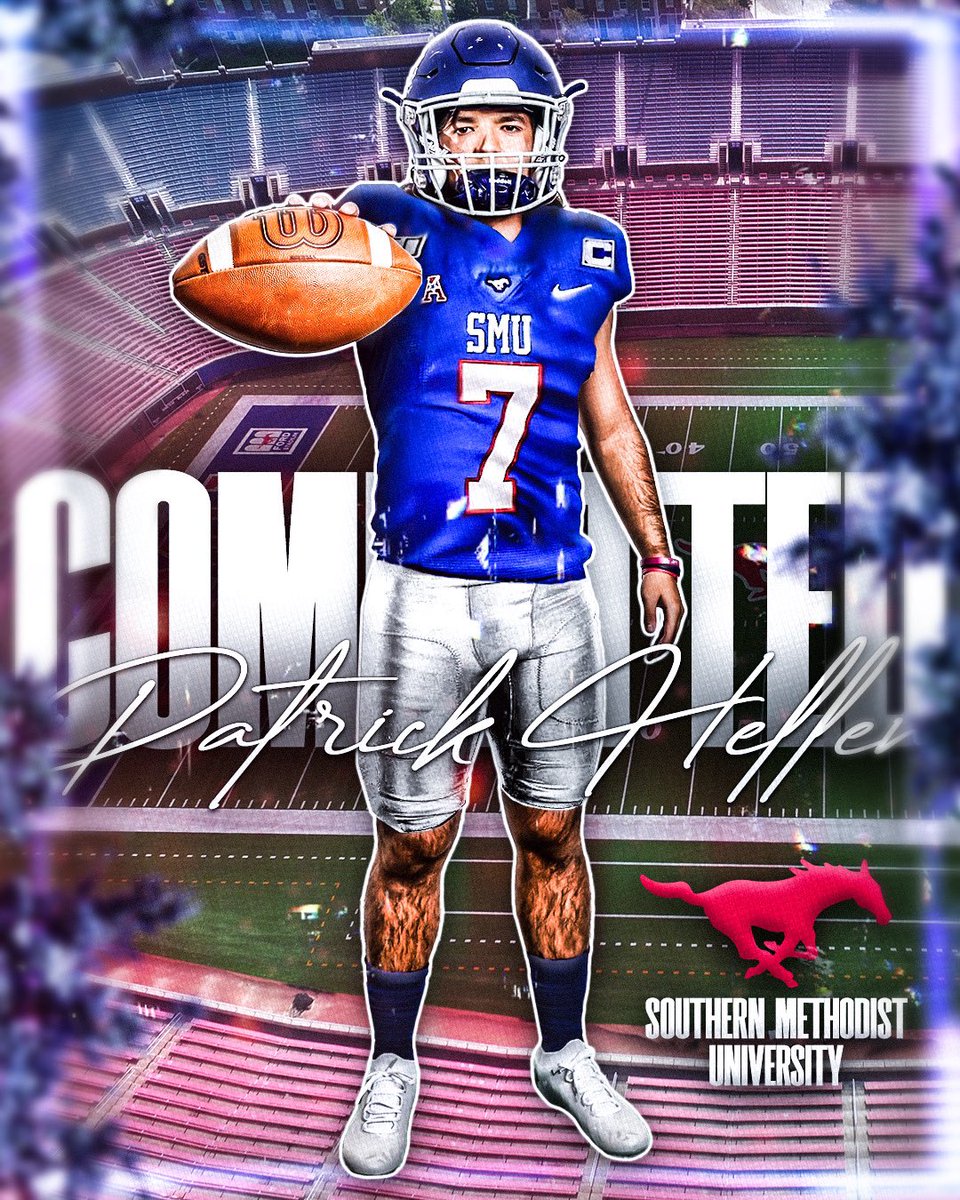 PatrickHellen1's tweet photo. After a great visit with @CoachKyleCooper @Garrett__Alan I will be committing to THE SMU @SMUFB https://t.co/TEO9AkGg0h