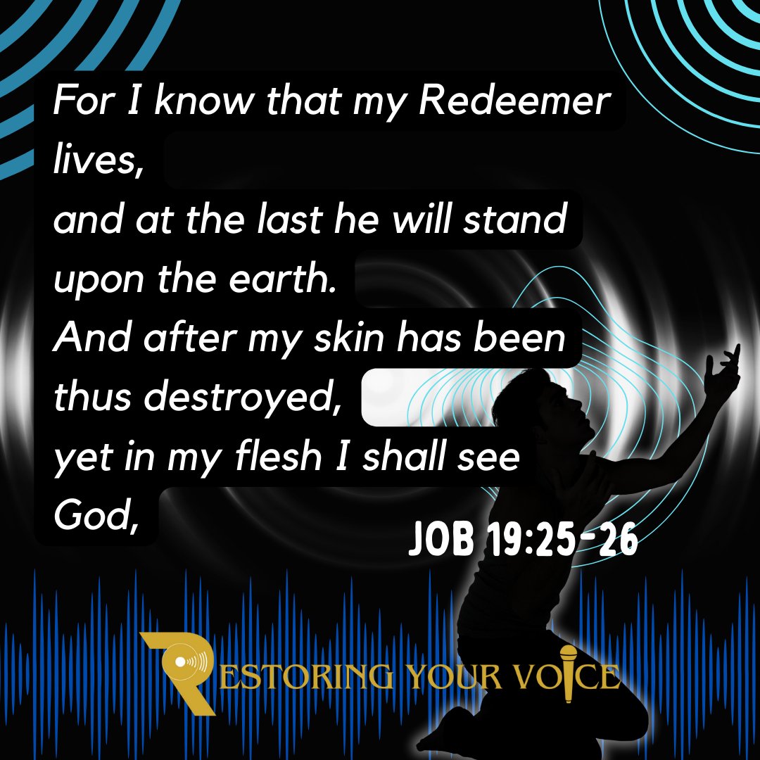 PDavidCMcGuire's tweet photo. In this life, we will have pain and tribulations and shed many tears along the way. Also, one day we will meet our Redeemer face to face! He knows every single tear we shed. Jesus will wipe those tears away.
Until then...
#Marantha #RestoringYourVoice