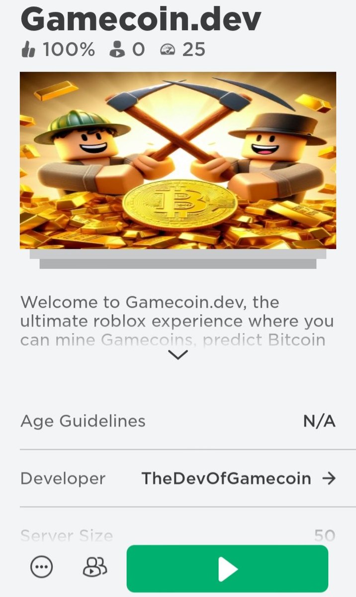 GamecoinDev's tweet photo. The first work in progress prototype of Gamecoin Roblox experience. #ROBLOX #GamecoinDev https://t.co/MRP17QotBC