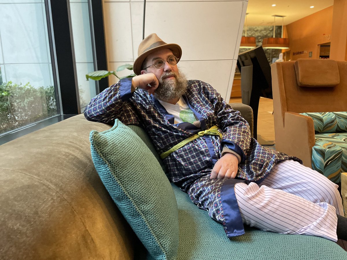 uncleweed's tweet photo. Wife and kiddo aren't going to tea ceremony today (contagious and whatnot) but up and romping around the house, I'm in bed with crushing headache, drinking coffee and wanting to go upstairs and work on video editing… "Part two" of the #BCInvasion story is almost almost finished https://t.co/fPVoI7hB8U
