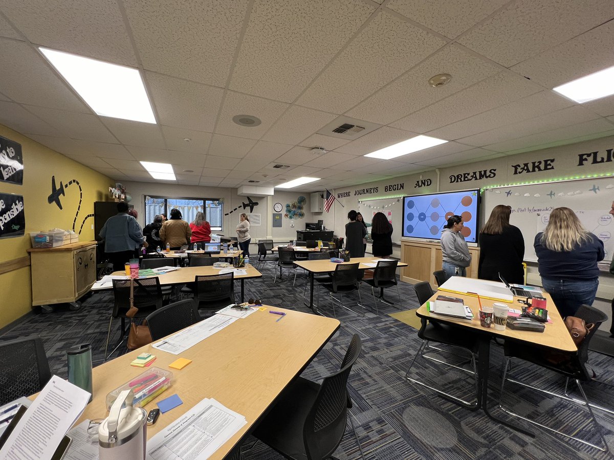 Teachers expanding their knowledge in Designated &amp; Integrated ELD! We collaborated &amp; engaged in meaningful conversations today💚💛 Wonderful things happening here at Wayside! #teamBCSD #teamWAYSIDE