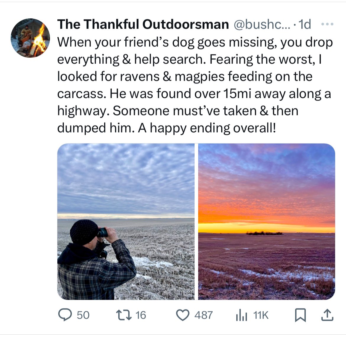 The Thankful Outdoorsman tweet media